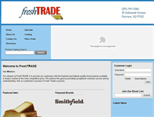Tablet Screenshot of freshtrade.com